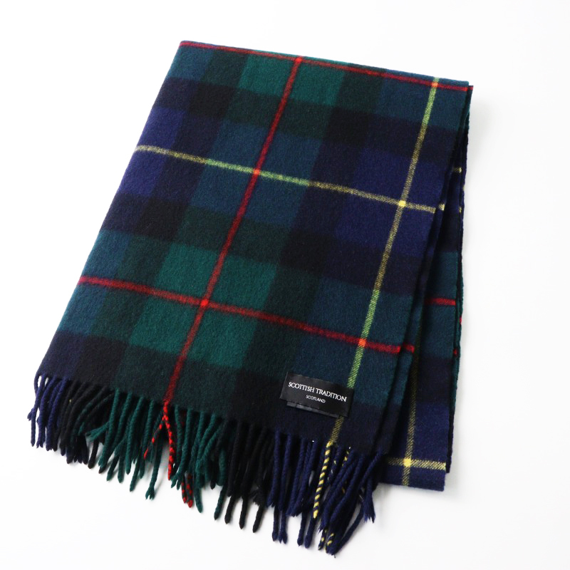 未使用　スコティッシュトラディション　カシミヤストール　タータンチェック 楽天市場】スコティッシュトラディション マフラーの通販