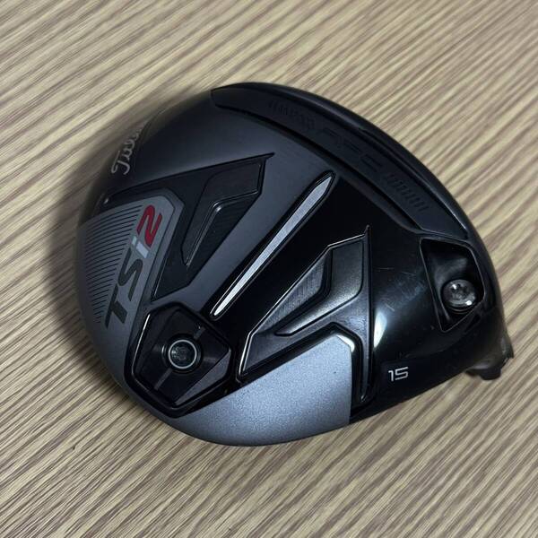 【送料無料 美品】タイトリスト TSi2 3W 15° ヘッド カバー 15度 スプーン 日本仕様 フェアウェイウッド FW / Titleist GT TSR TS