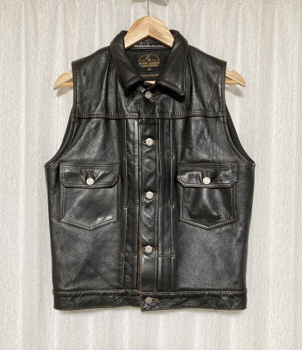 HIGH LARGE LEATHERS ホース レザー トラッカー ジャケット 2025年最新】Yahoo!オークション -ハイラージレザーズ high
