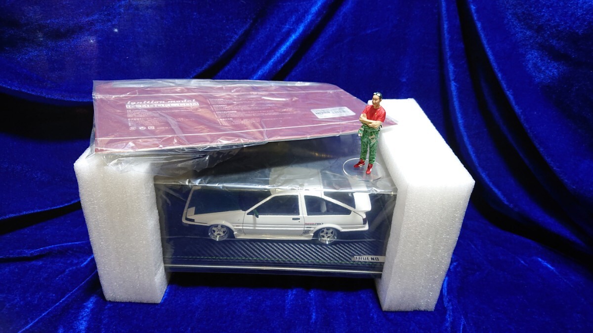 【限定80台】IG2789 1/18 Toyota AE86 IG2789 Toyota Sprinter Trueno 3Dr GT Apex (AE86) White/Black