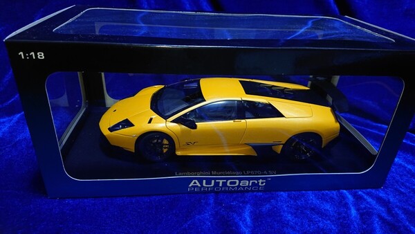 1/18 Lamborghini Murcielago LP670-4 SV Giarro Orion Autoart 74616 オートアート ランボルギーニ ムルシエラゴ スーパーヴェローチェ