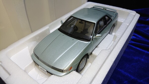 1/18 NISSAN SILVIA S13 K's Green 京商 kyosho SAMURAI 日産 シルビア KSR18030GR レジン製プロポーションモデル