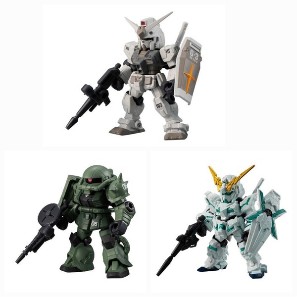 モビルスーツアンサンブル 1.5 3種セット 機動戦士ガンダム 機動戦士ガンダム ユニコーン
