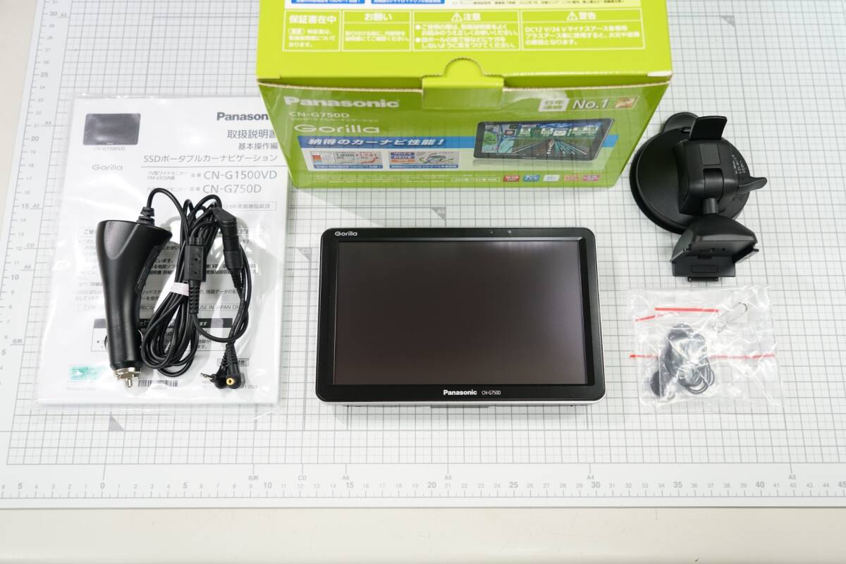 パナソニックCN-G750D 7V型2022年製 ゴリラ ポータブルナビ 美中古 Yahoo!オークション -「gorilla cn-g750d」の落札相場・落札価格