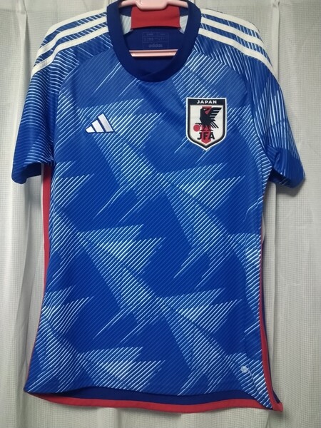 正規品 良品 サッカー日本代表ユニフォーム XL カタールワールドカップ adidas
