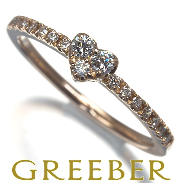 ポンテヴェキオ ハート型ダイヤモンド ピンキーリング　4号 楽天市場】ポンテヴェキオ ハート リングの通販