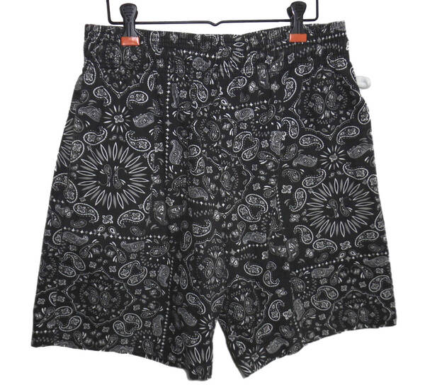 美品 COOKMAN クックマン バンダナ柄 ショーツ ショートパンツ シェフパンツ L