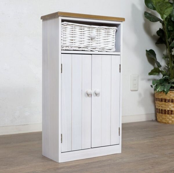【新品・未使用】 スリム トイレラック サニタリー収納 完成品 FF15499