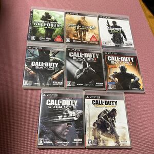 【PS3】 コール オブ デューティ ブラックオプスIII 1 2 モダンウォーフェア 1 2 3 ゴースト アドバンスド 8本セット COD 吹き替え版