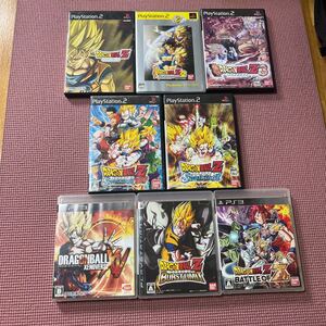 【PS2 PS3】 ドラゴンボールZ 8本セットBATTLE OF Z Z2 Z3 スパーキング ネオ ゼノバース バーストリミット バンダイ 孫悟空 BANDAI