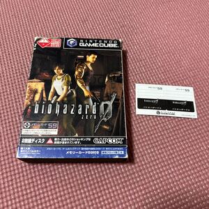 GC バイオハザード0 biohazard 0 「メモリカードシール付き」メモリーカードなし CAPCOM カプコン ビリー レベッカ ゲームキューブ