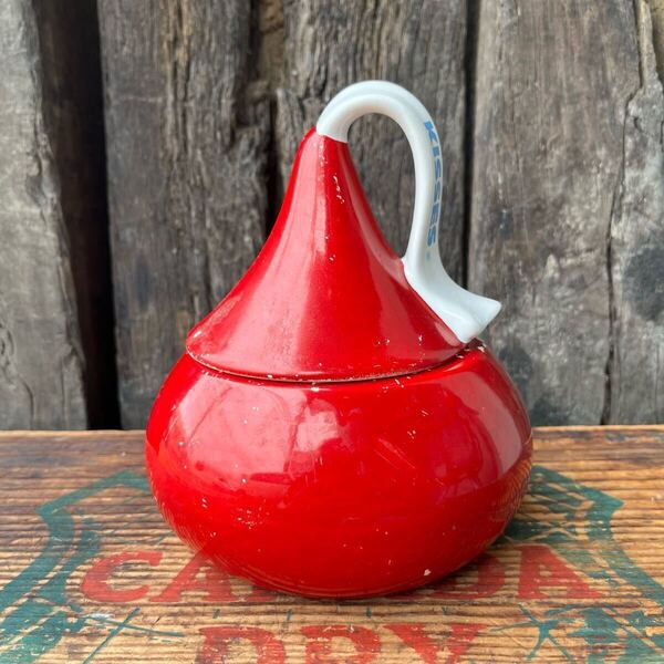 【USA vintage】HERSHEY’S KISSES Candy Dish ハーシーズ キャンディディッシュ クッキージャー アメリカ ビンテージ