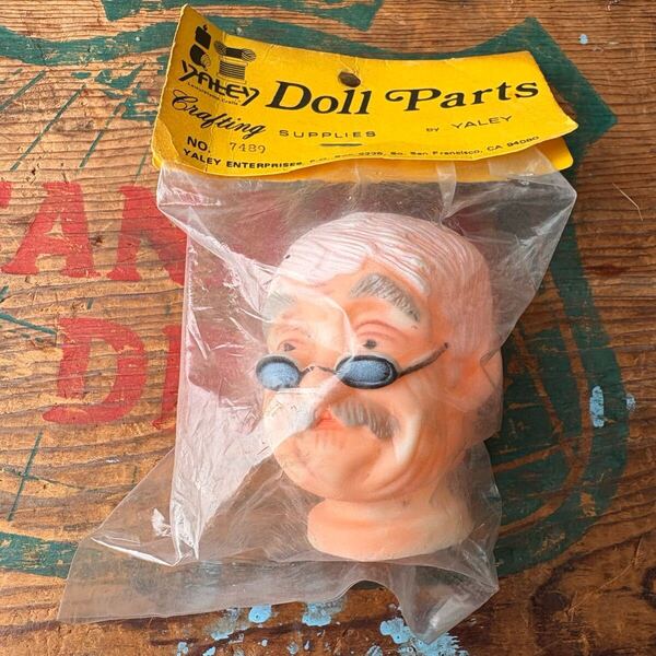 【USA vintage】doll head ドールヘッド おじいさん アメリカ ビンテージ