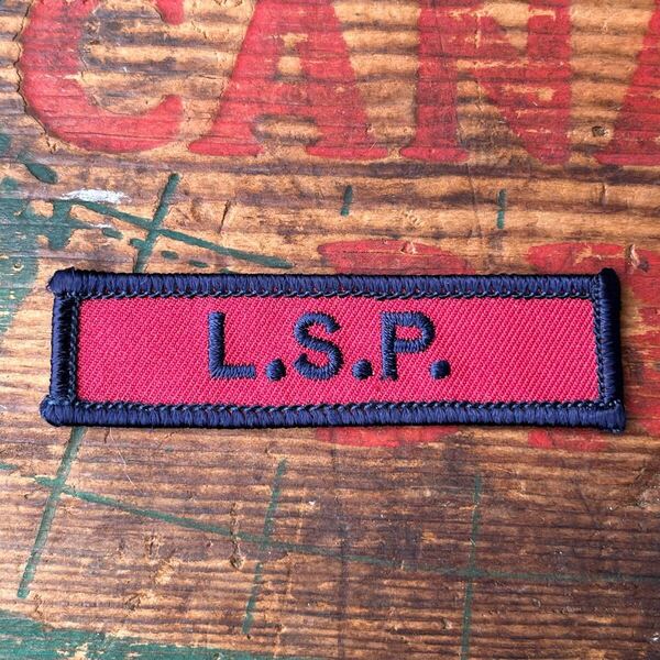 【USA vintage】ワッペン L.S.P. ミリタリー アメリカ軍 米軍 アメリカ ビンテージ