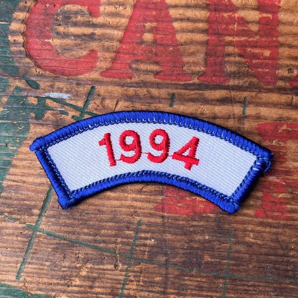 【USA vintage】ワッペン 1994 数字 古着 アメリカ ビンテージ