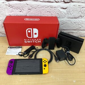 Nintendo Switch ニンテンドースイッチ (L)ネオンパープル (R)ネオンオレンジ 本体 HAC-001 250623SK450326