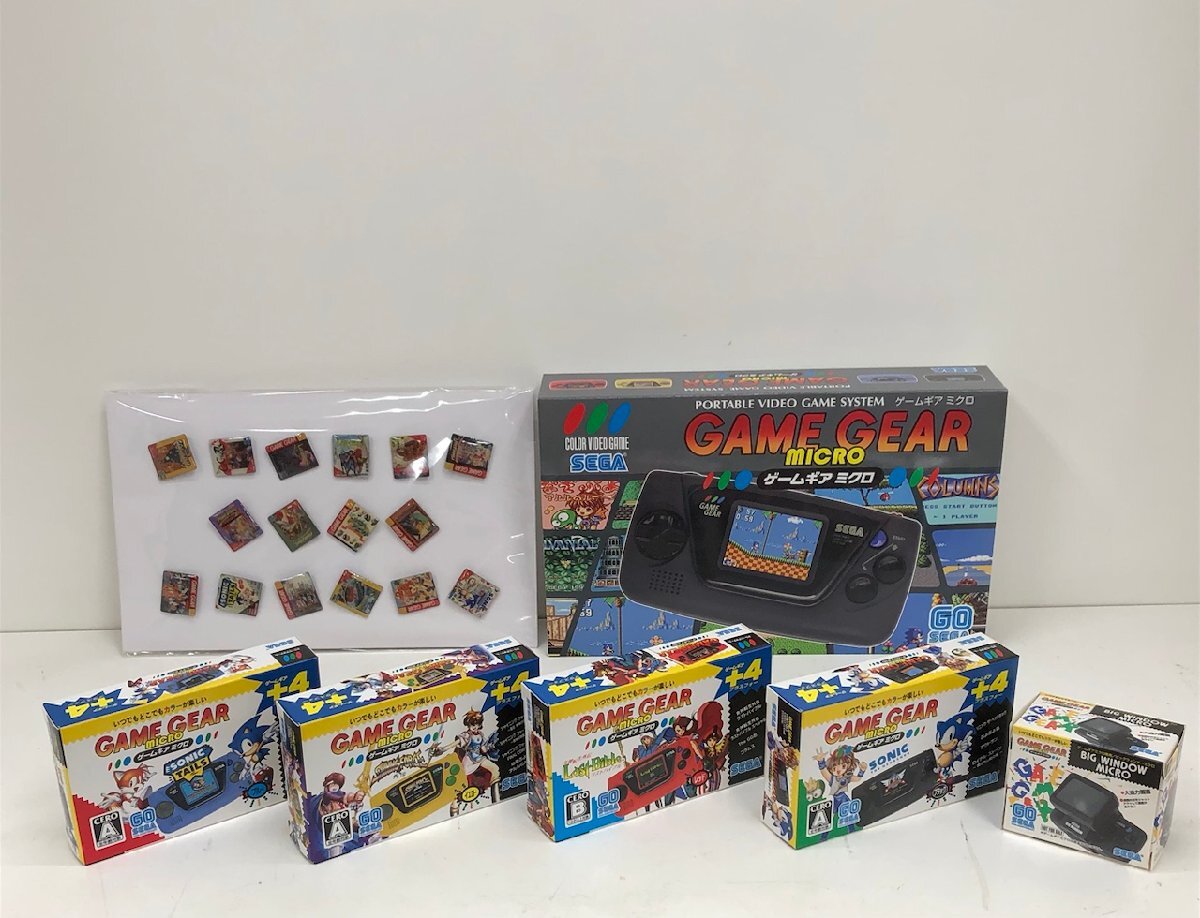 【未開封】ゲームギアミクロピンズ&コレクションボックス ビッグウィンドーミクロ Yahoo!オークション -「ピンズ」(ゲームギア) (セガ)の落札相場