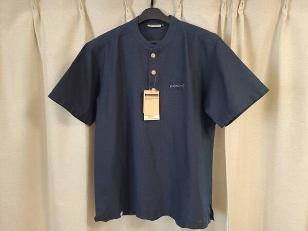 ★未使用新品 モンベル KAMICO プルオーバーシャツ IND & ペアスキンコットン T マウンテンコラージュ WRD 【メンズ Mサイズ セット】★