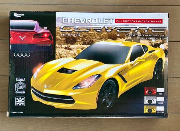 コルベット C7 ホワイト フルファンクション シボレー RCカー ラジコン 白 ラジコンカー CHEVROLET CORVETTE