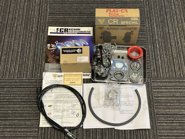 SR400 SR500用 JBパワー(ビトーR&D) 希少なFCR37 マニュアル付 落札者様の仕様に合わせて加速ポンプ調整 MJ ニードル SJ交換後発送します