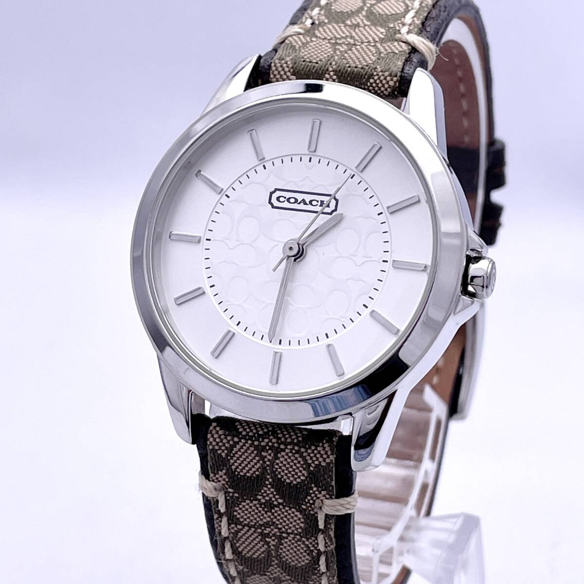【極美品】COACH 腕時計クオーツアナログ レザーネイビー 楽天市場】【限定ベルトセット】コーチ 腕時計 レディース