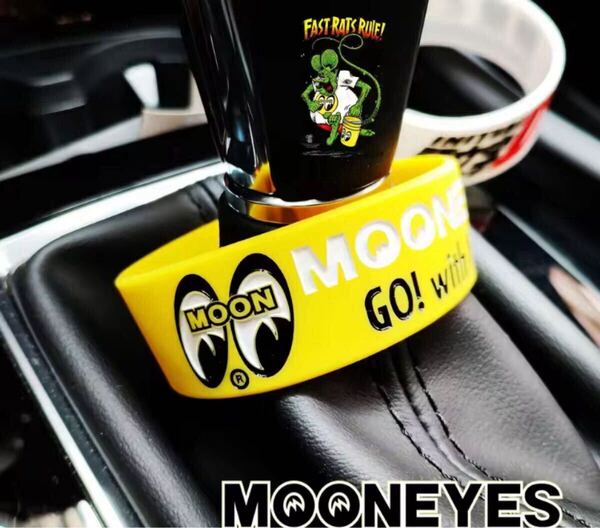 ムーンアイズ mooneyes シフトブーツ ラバーリストバンド