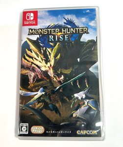【和の美】 ★1円スタート★ NINTENDO SWITCH スイッチ ゲームソフト MONSTER HUNTER RISE 未動作確認 ケースにダメージあり