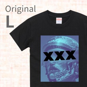 【大人気】 Tシャツ L 黒 ブラック 半袖 モード ストリート系 ミステリアス