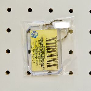 《A-7 ロックなアクリルキーホルダー》ライブチケット タグキーホルダー アクリル キーリング NIRVANA
