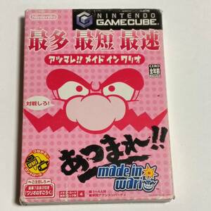 任天堂 ゲームキューブ GC あつまれ メイドインワリオ
