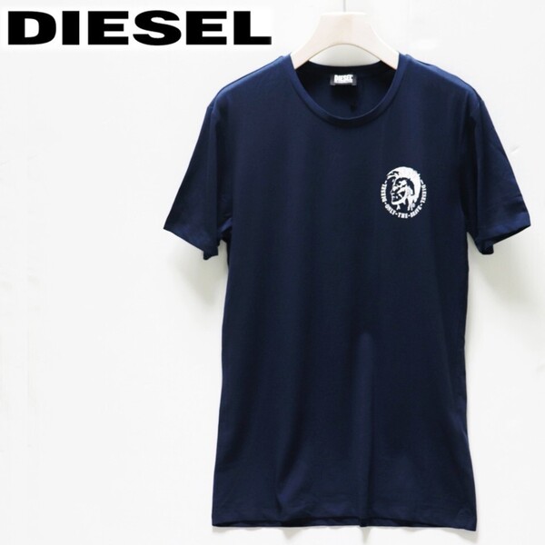 《DIESEL ディーゼル》新品 ストレッチ ブレイブマンロゴ入 クルーネックTシャツ カットソー M S1999