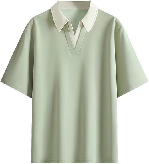 tシャツ メンズ 半袖 夏 vネック L