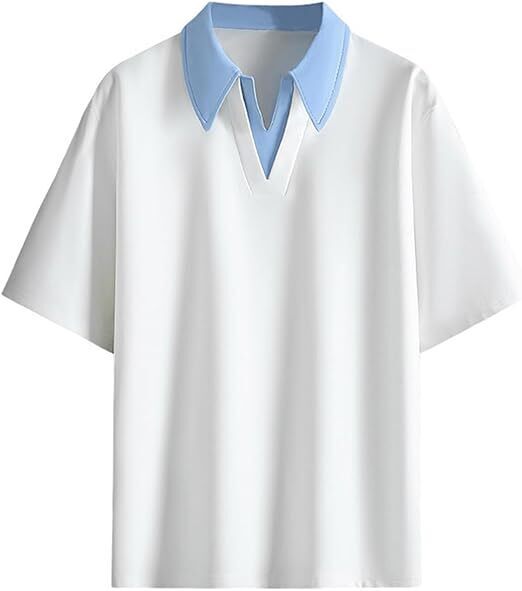 tシャツ メンズ 半袖 夏 vネック XL