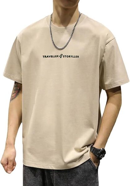 tシャツ メンズ 半袖 夏 ゆったり 綿 薄手 無地 XL