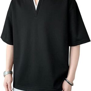 Tシャツ 夏服 メンズ 半袖 tシャツ カジュアル Vネックビッグ XL