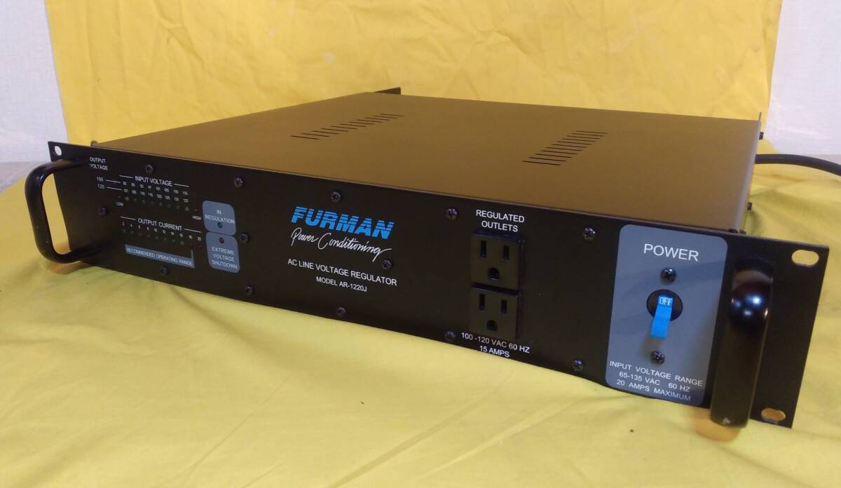 FURMAN AR-1215J 安定化電源 AR-1215J | ティスマン・サービス 放送機材レンタル Tisman Service