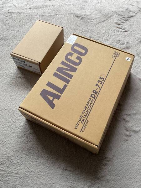 ALINCO アルインコ DR-735D 20W セパレートキット新品 FDS-30付き 無線機 VHF/UHF TWIN BAND 144/430MHz アマチュア無線機 未使用 箱付