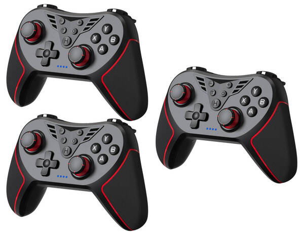 3個セット マルチプラットフォームコントローラー Switch スイッチ プロコン Android IOS PS4 PC 連射機能・プログラマブル機能付