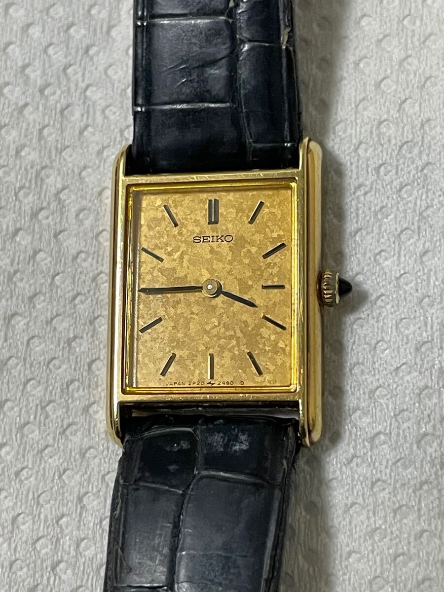 稼働 SEIKO セイコー 2P20-5G0A PORTE メンズ 腕時計 2針 Yahoo!オークション -「セイコー 2p20」(ブランド腕時計) の落札