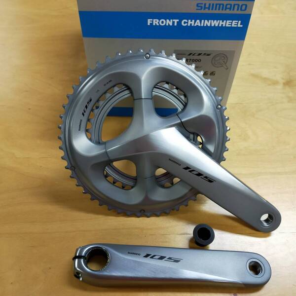 新品未使用 FC-R7000 172.5mm 52-36T シルバー 2×11S シマノ SHIMANO 105
