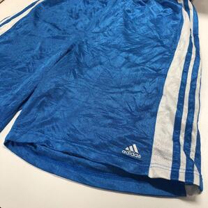 adidas ハーフパンツ ショーツ ライトブルー メンズ2XL