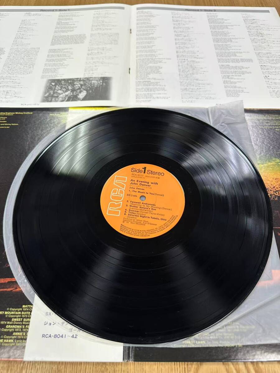 ★・帯付 Rock 2枚 LP / John Denver(ジョン・デンバー) - An Evening With John Denver / RCA - RCA-9107~08 / ZD060204_サムネイル画像4