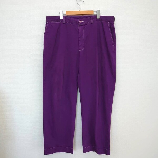 POLO RALPH LAUREN ポロ ラルフローレン PROSPECT PANT チノパン ワイドパンツ パープル コットン 38 10118972
