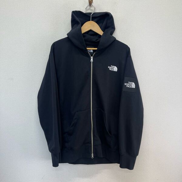 THE NORTH FACE ノースフェイス NT12037 Square Logo FullZip スクエアロゴ フルジップパーカー スウェット L 10126899