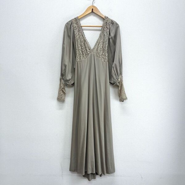 la belle Etude Belle vintage ラベルエチュード ベルヴィンテージ ETIZI0721003 Vintage調Backリボンワンピース F 10124191
