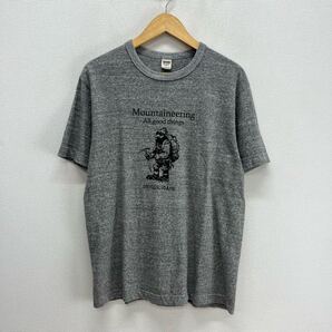 BARNS OUTFITTERS バーンズアウトフィッターズ 吊り編み プリント Mountaineering 半袖Tシャツ L 10127065
