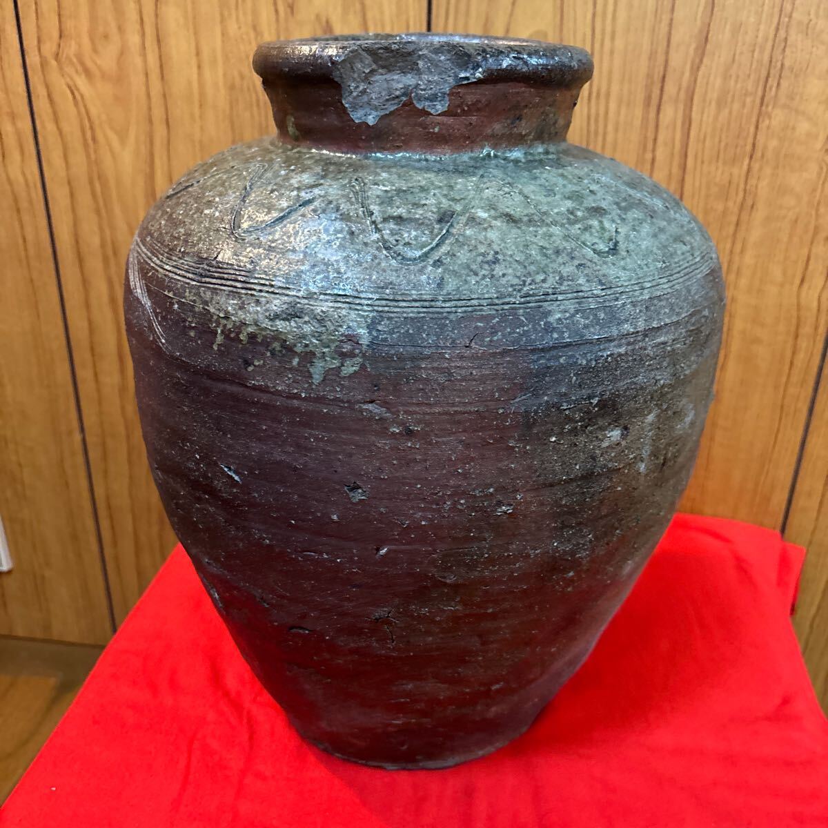 古備前 人間国宝 蓋付の壺 時代物 店じまいSALE中