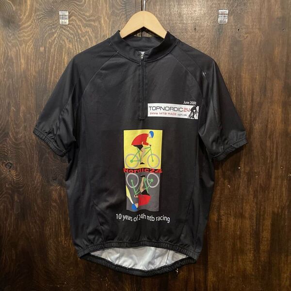 VENTOUR サイクルジャージ サイクルシャツ 黒 Lサイズ サイクリングシャツ