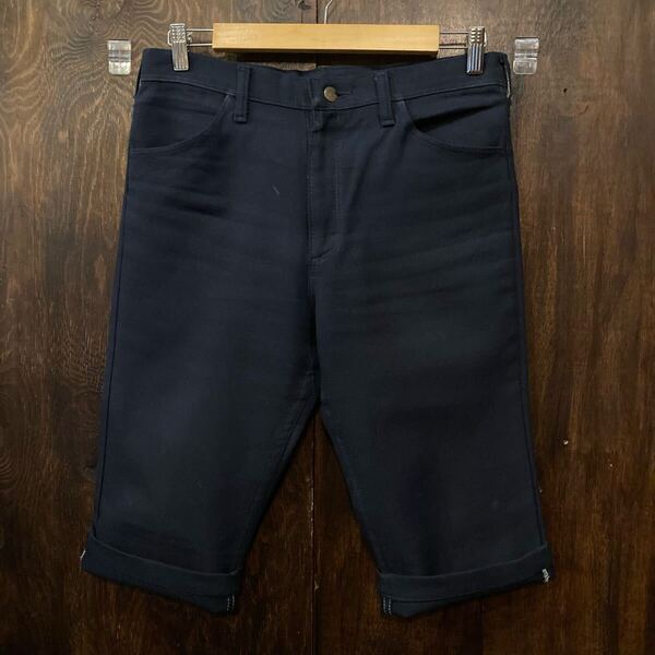 Wrangler ラングラー 7分丈 ランチャーパンツ talon ビンテージ古着 70〜80s 紺 リメイク古着 usa古着 アメリカ古着