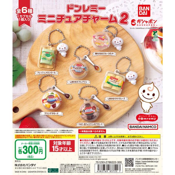 【送料込み】ドンレミー ミニチュアチャーム2全6種セット